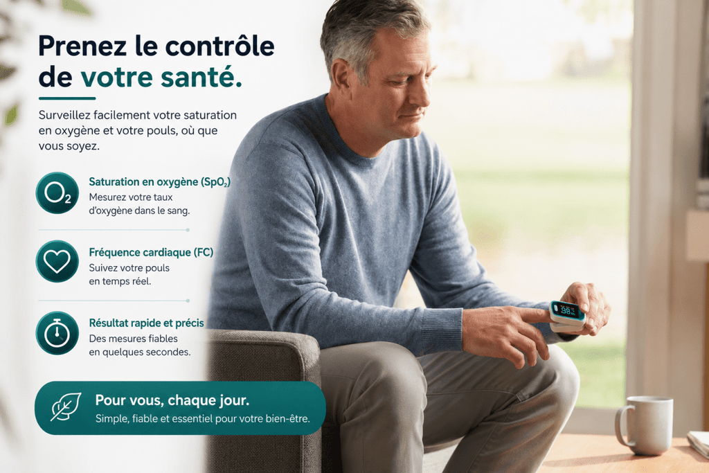Oxymètre PURAE utilisation