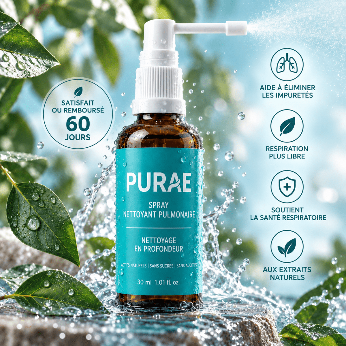 PURAE™ Spray Nettoyant Pulmonaire